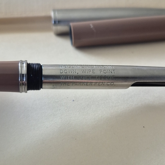 Parker 51 Cocoa Set Fountain And Pencil Set Vintage . - Picture 7 of 10